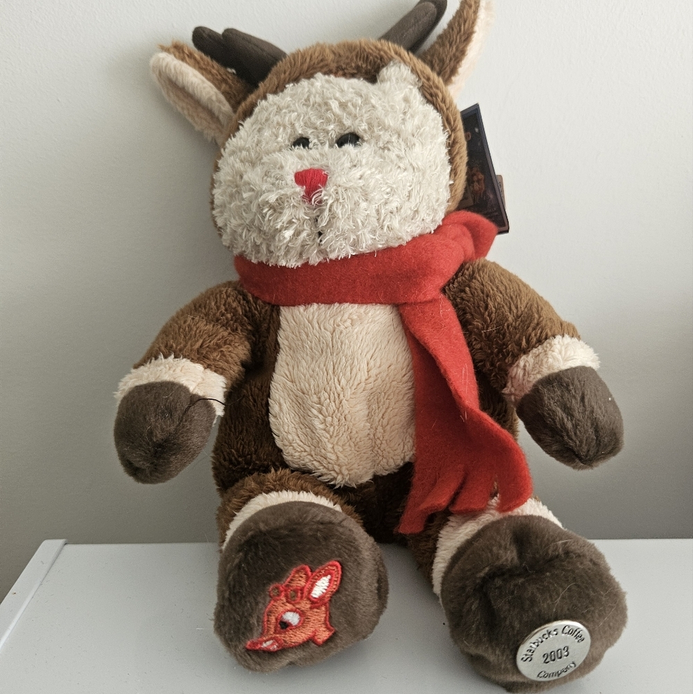 STARBUCKS Bearista bear Rudolf vintage 2003 28th edition